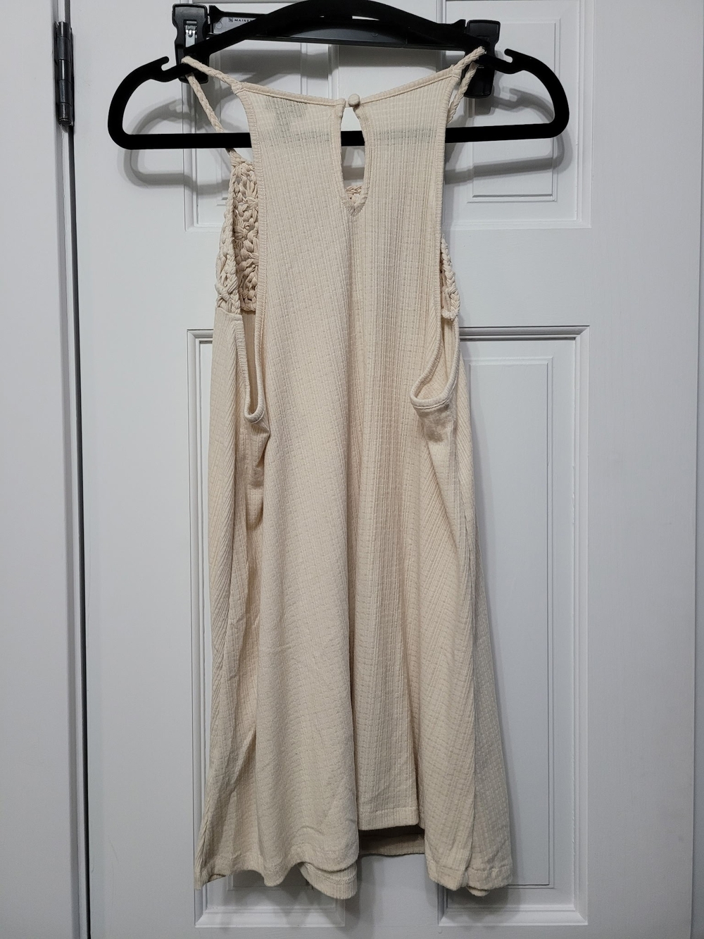 torrid Cream Crochet Yoke Top - Picture 3 of 3